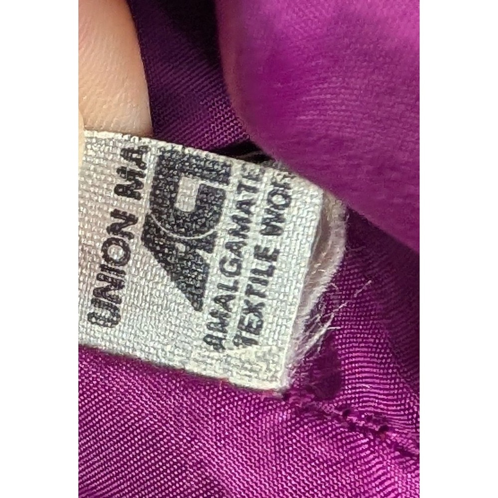 Tahari Vintage Magenta 100% Wool Pencil Skirt Made in USA Size 12 Purple - Picture 12 of 15